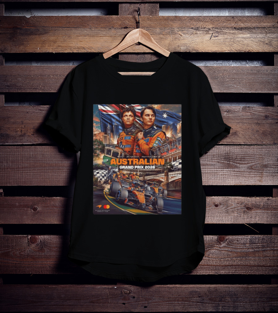 McLaren Formula 1 Team Australian Grand Prix 2026 Albert Park Circuit March 6 8 Event T-Shirt