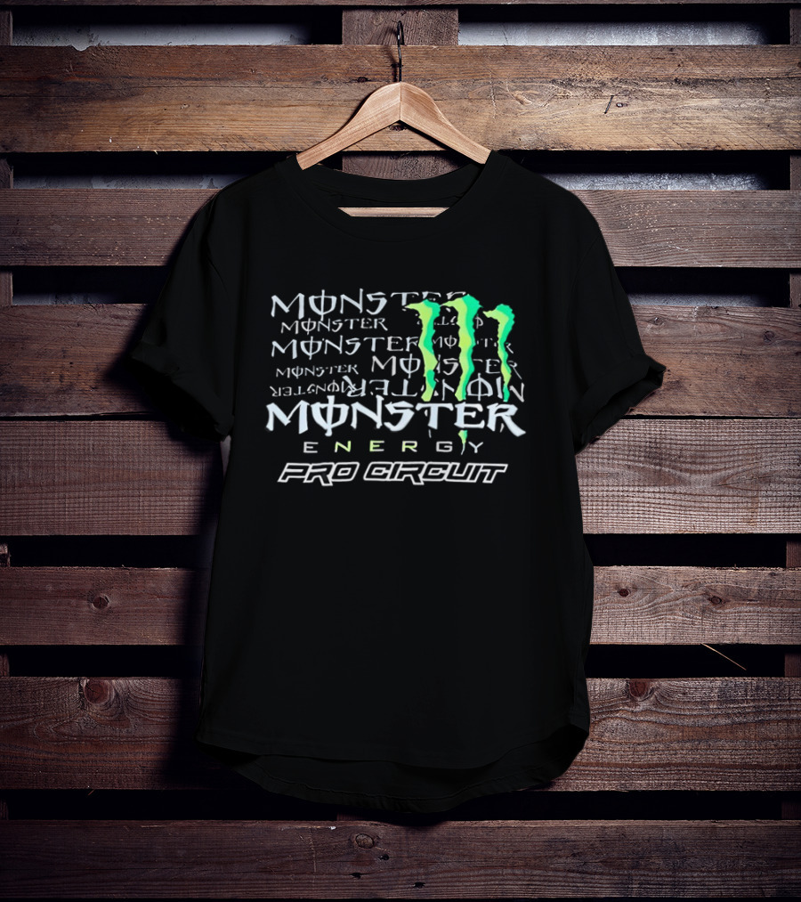 Monster Energy Pro Circuit Racing Drink Triple M Claw T-Shirt