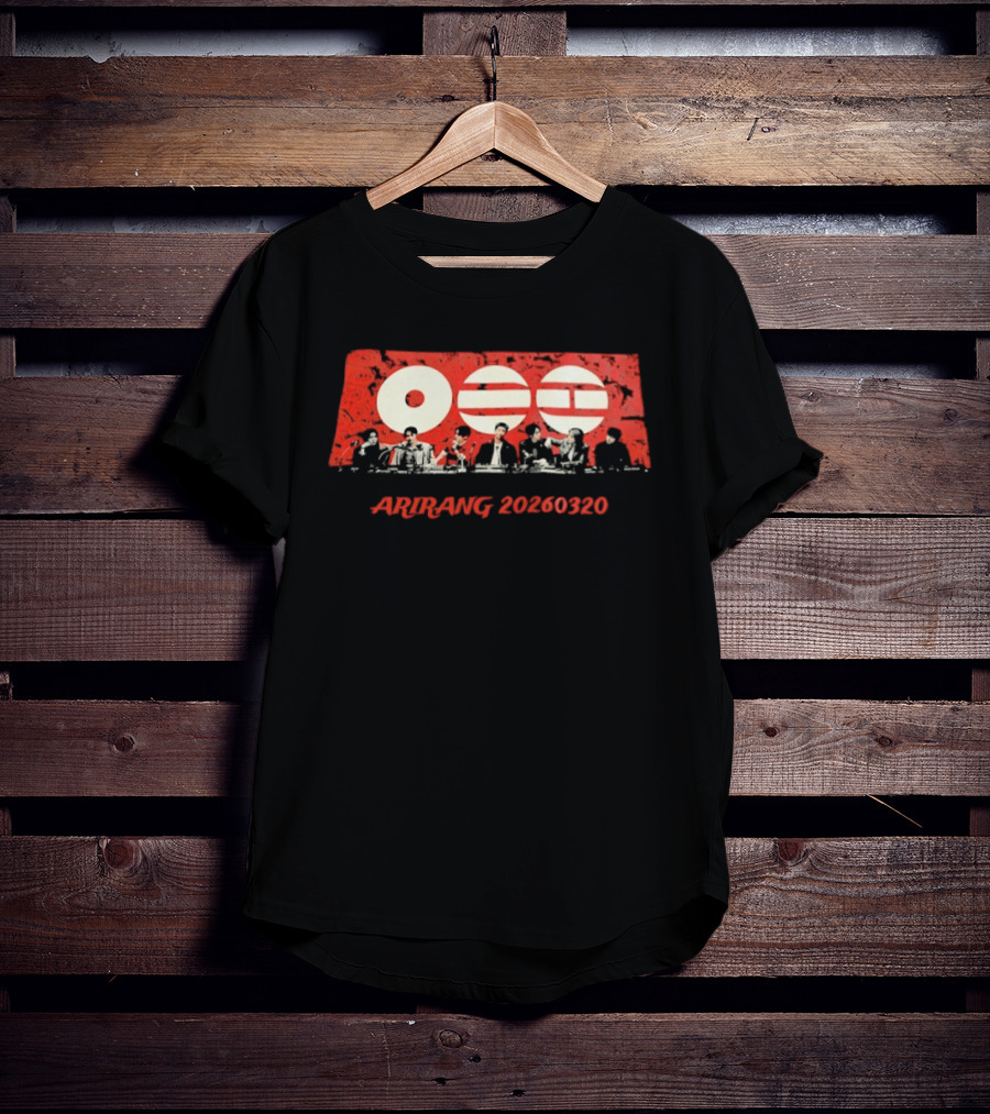 Arirang 20260320 BTS Circle Korean T-Shirt