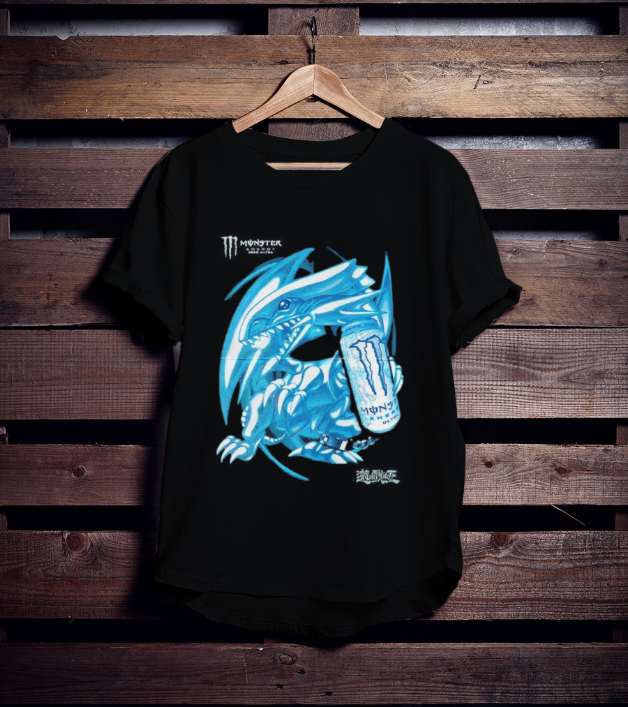 Blue Eyes White Dragon Monster Energy Zero Ultra Collaboration T-Shirt