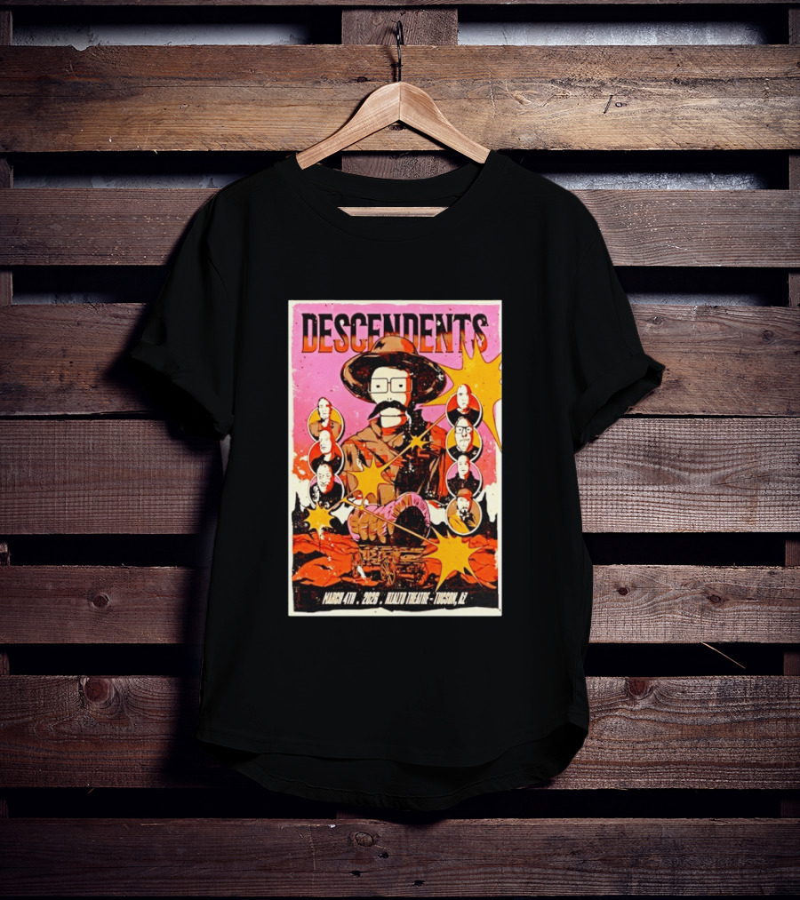Descendents March 4th 2026 Rialto Theatre Tucson AZ T-Shirt
