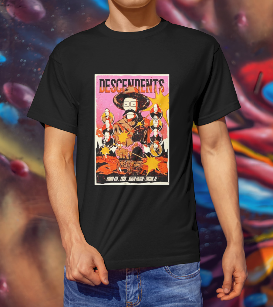 Descendents March 4th 2026 Rialto Theatre Tucson AZ T-Shirt