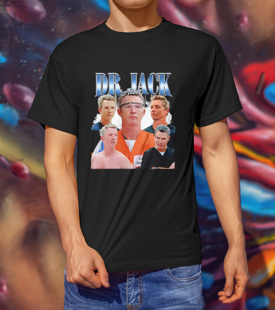 Dr Jack Abbot Picture Collage T-Shirt
