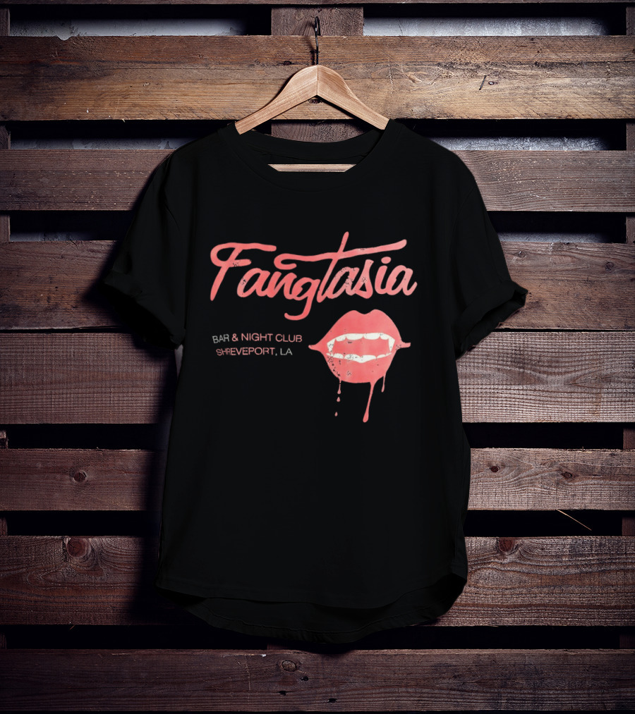 Fangtasia Bar And Night Club Shreveport LA Vampire Lips T-Shirt
