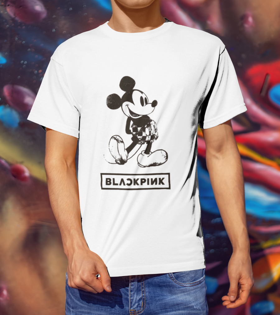 Blackpink Disney Mickey Mouse Collaboration T-Shirt