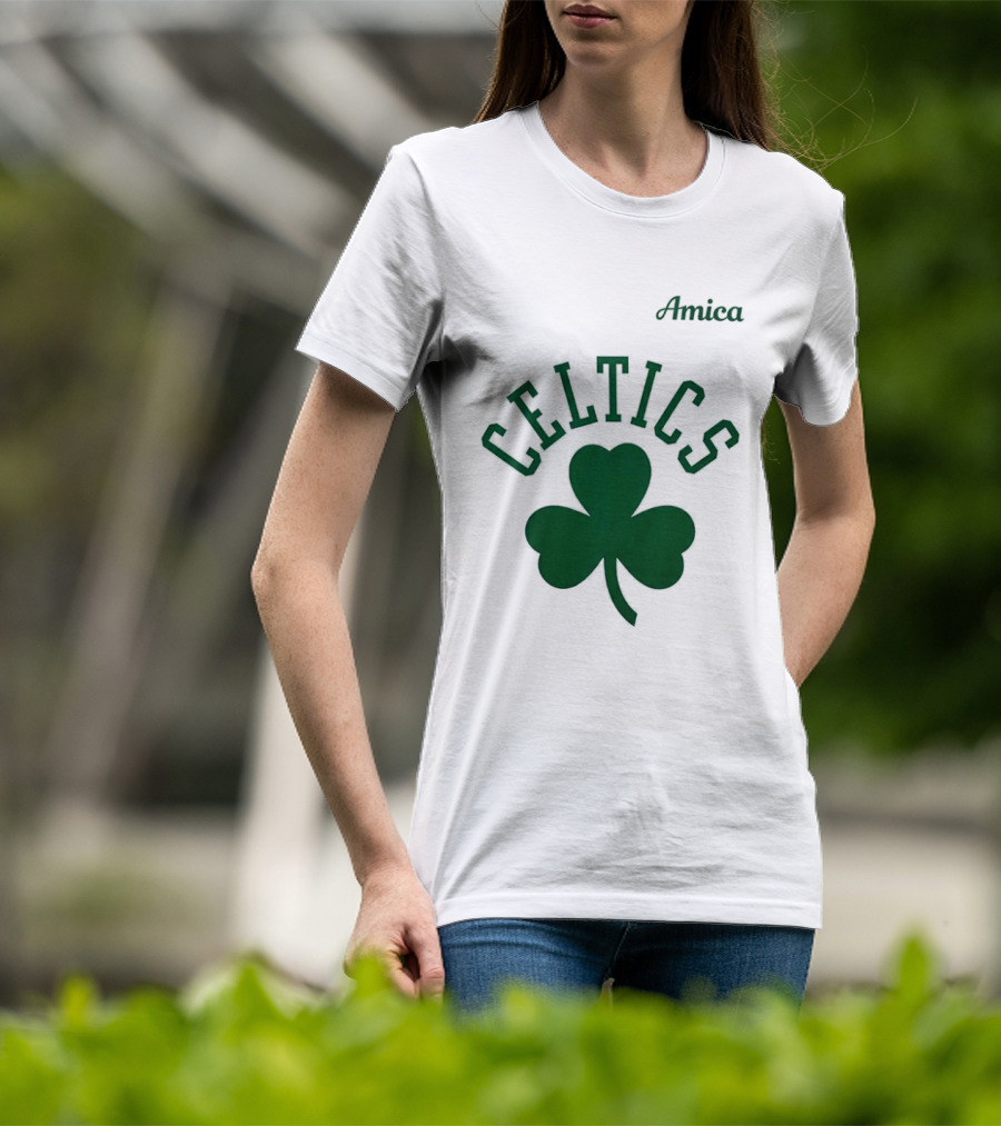 Celtics Amica Shamrock Tatum Back To 0 T-Shirt