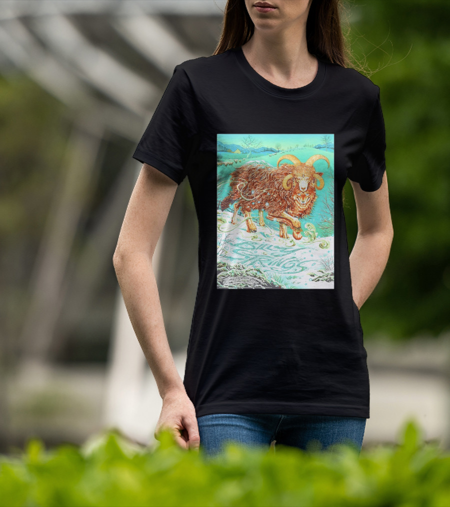 Billy Strings Asheville North Carolina 2026 Sheep Face T-Shirt