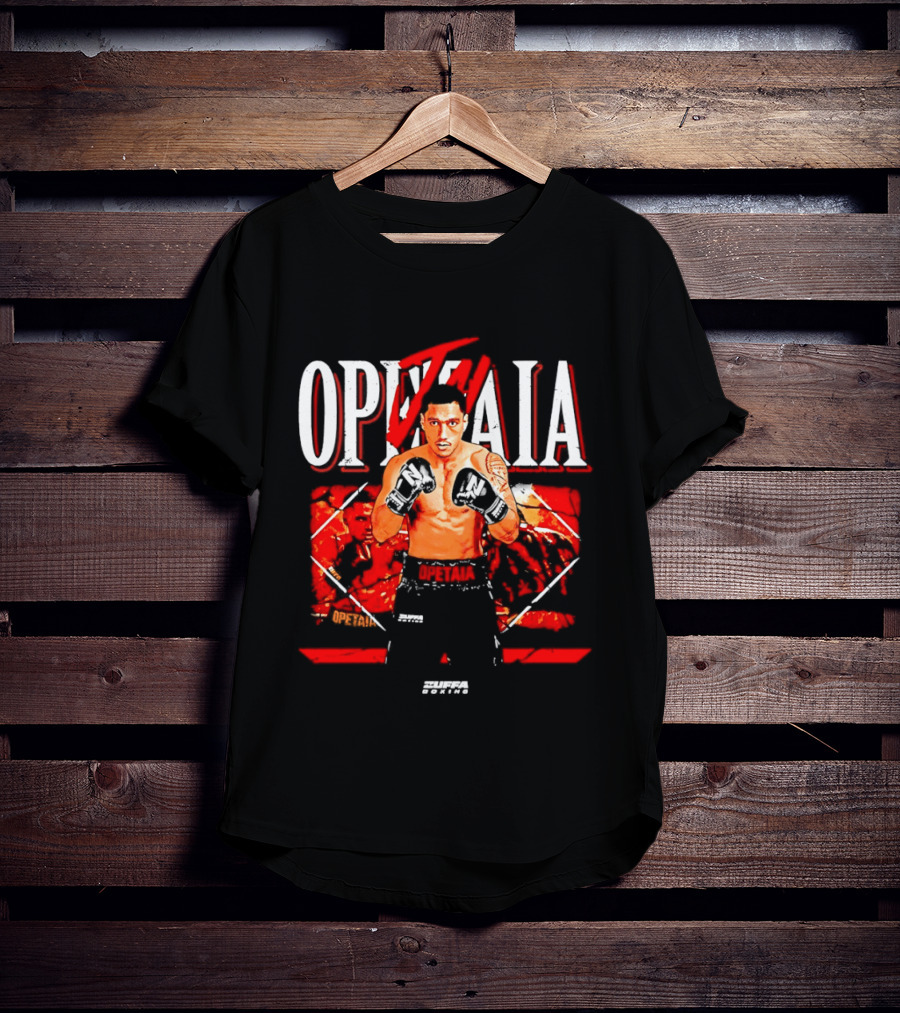 Jai Opetaia Boxing Zuffa Fighter Dynamic Pose T-Shirt