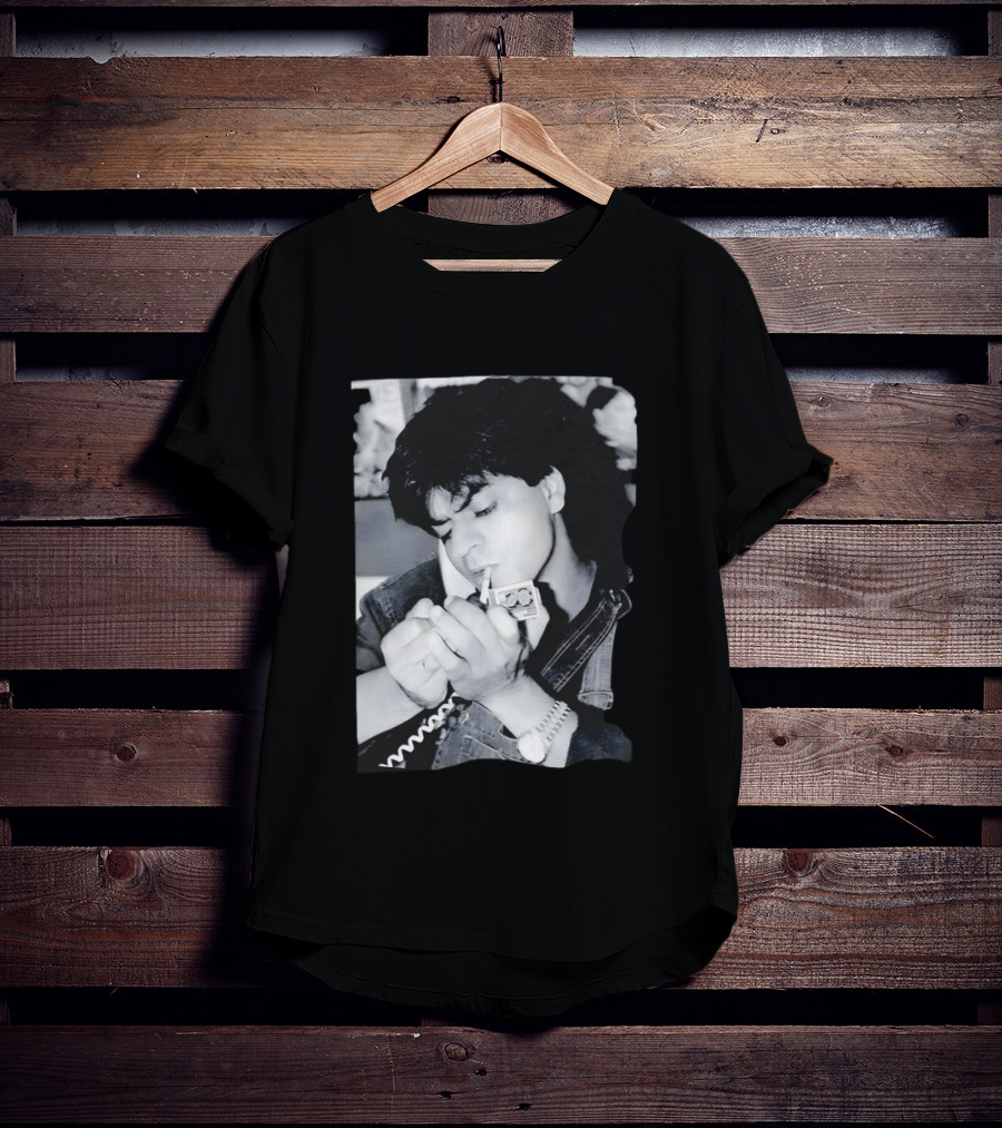 Shah Rukh Khan Iconic Smoking Bollywood T-Shirt