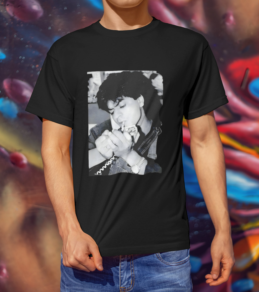 Shah Rukh Khan Iconic Smoking Bollywood T-Shirt