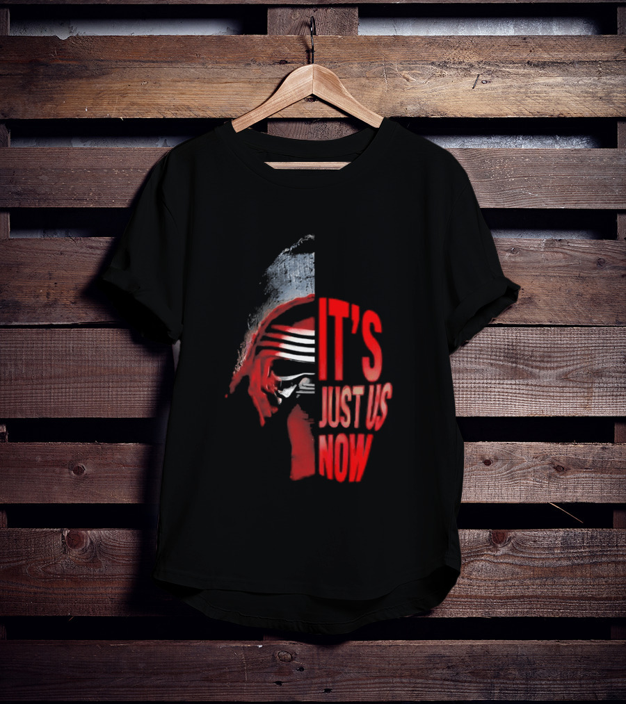 Kylo Ren It's Just Us Now Red Mask T-Shirt