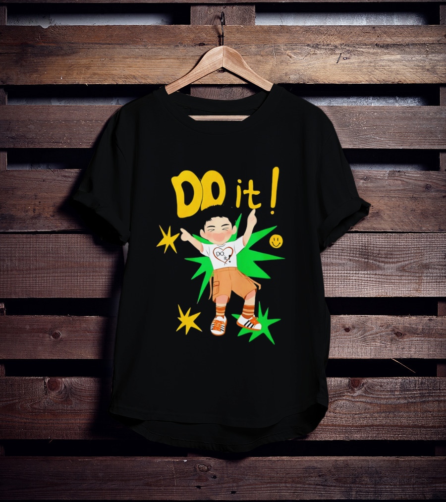 Do It Doh Kyungsoo Asia Concert Tour Cartoon Heart Starburst T-Shirt