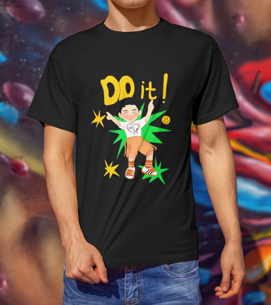 Do It Doh Kyungsoo Asia Concert Tour Cartoon Heart Starburst T-Shirt