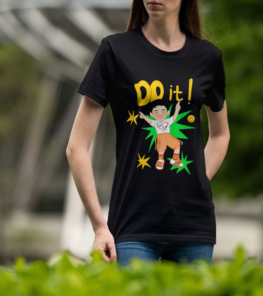 Do It Doh Kyungsoo Asia Concert Tour Cartoon Heart Starburst T-Shirt