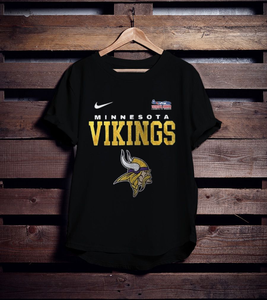 Nike Minnesota Vikings Tuskegee Airmen Redtails Collaboration T-Shirt