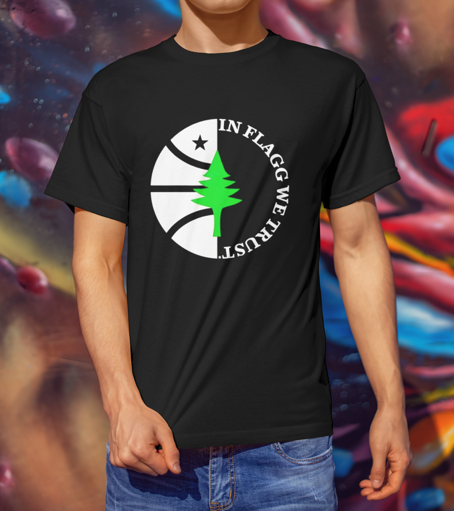 Naji Marshall In Flagg We Trust Basketball Tree Star T-Shirt