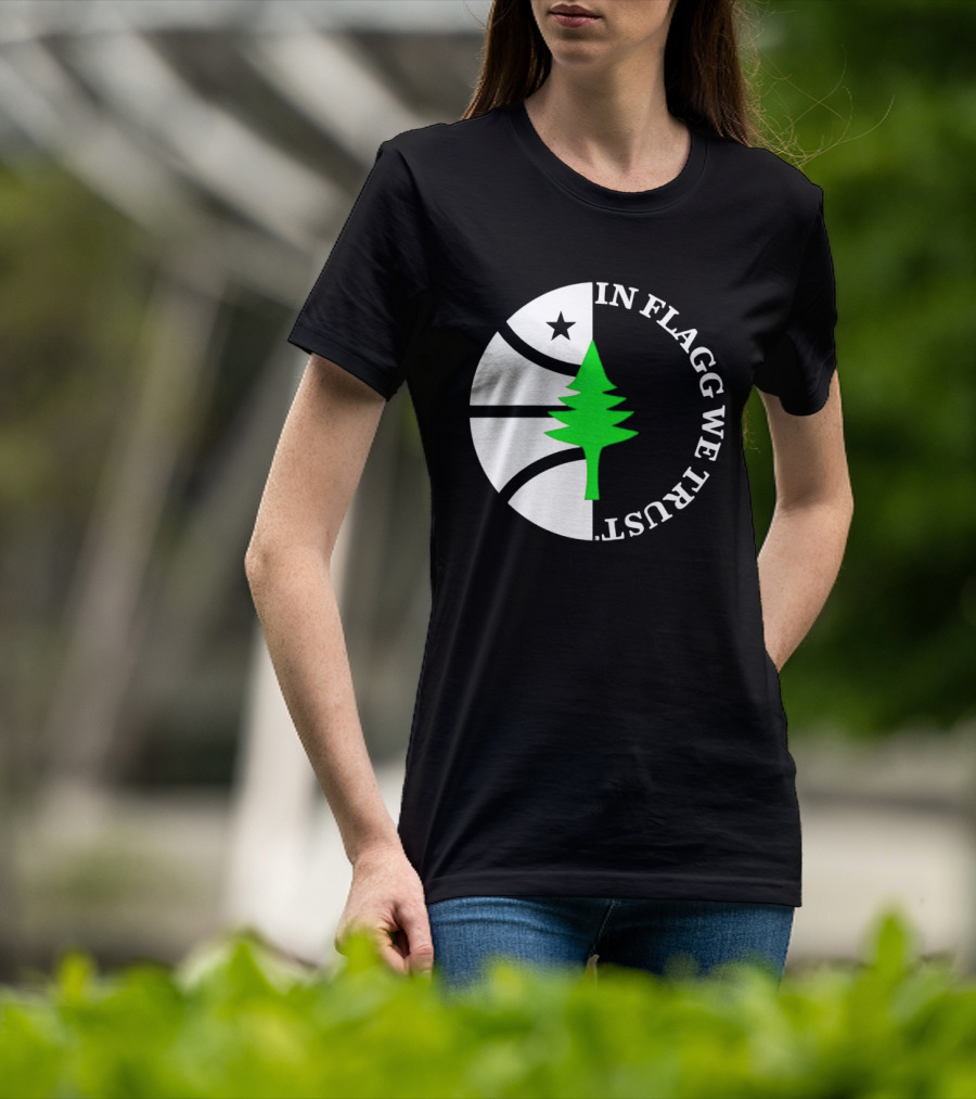 Naji Marshall In Flagg We Trust Basketball Tree Star T-Shirt