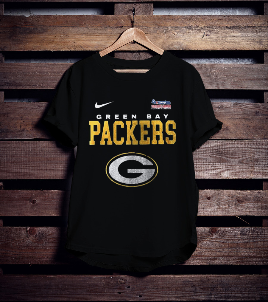 Nike Green Bay Packers Tuskegee Airmen Spitfire Redtails T-Shirt