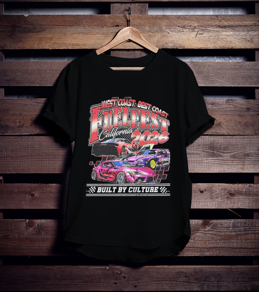 West Coast Best Coast Fuel Fest California 2026 Racing Cars Enjoi Eneos Motegi T-Shirt