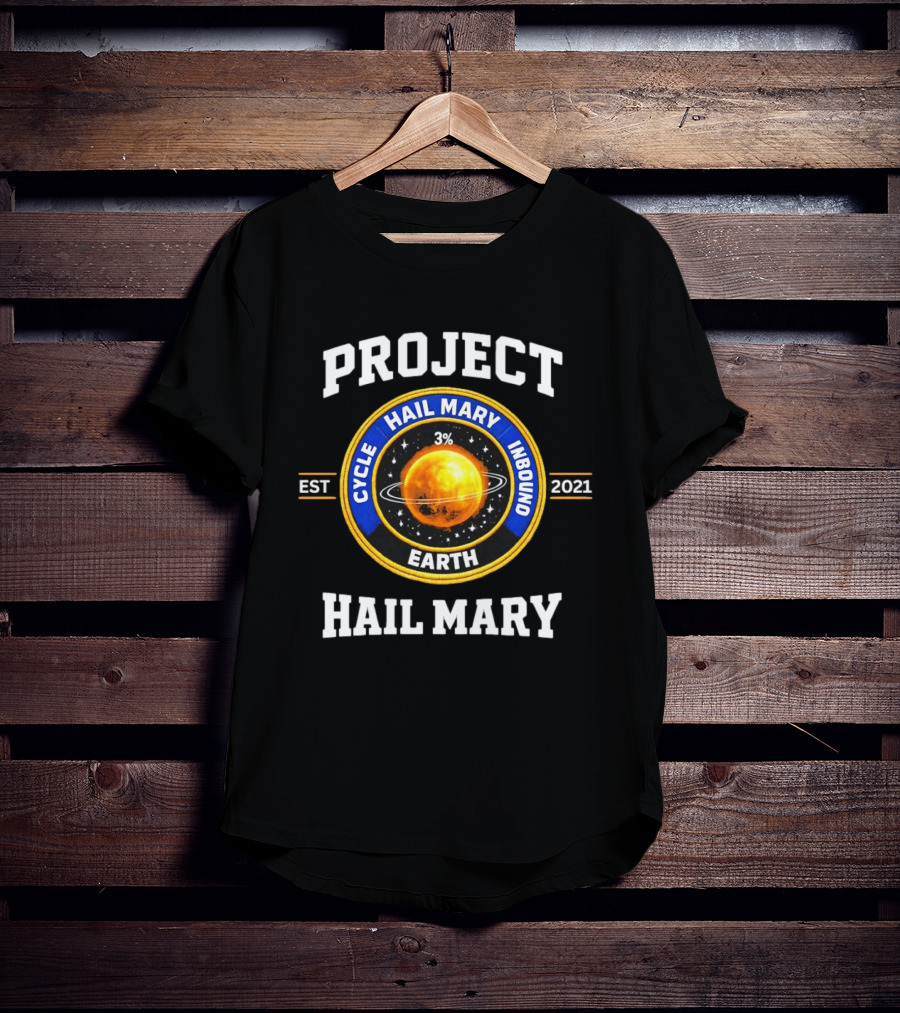 Project Hail Mary Cycle Inbound Earth Est 2021 T-Shirt