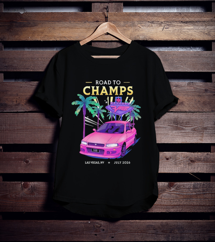 Road To Champs Faze Welcome Las Vegas 2026 T-Shirt