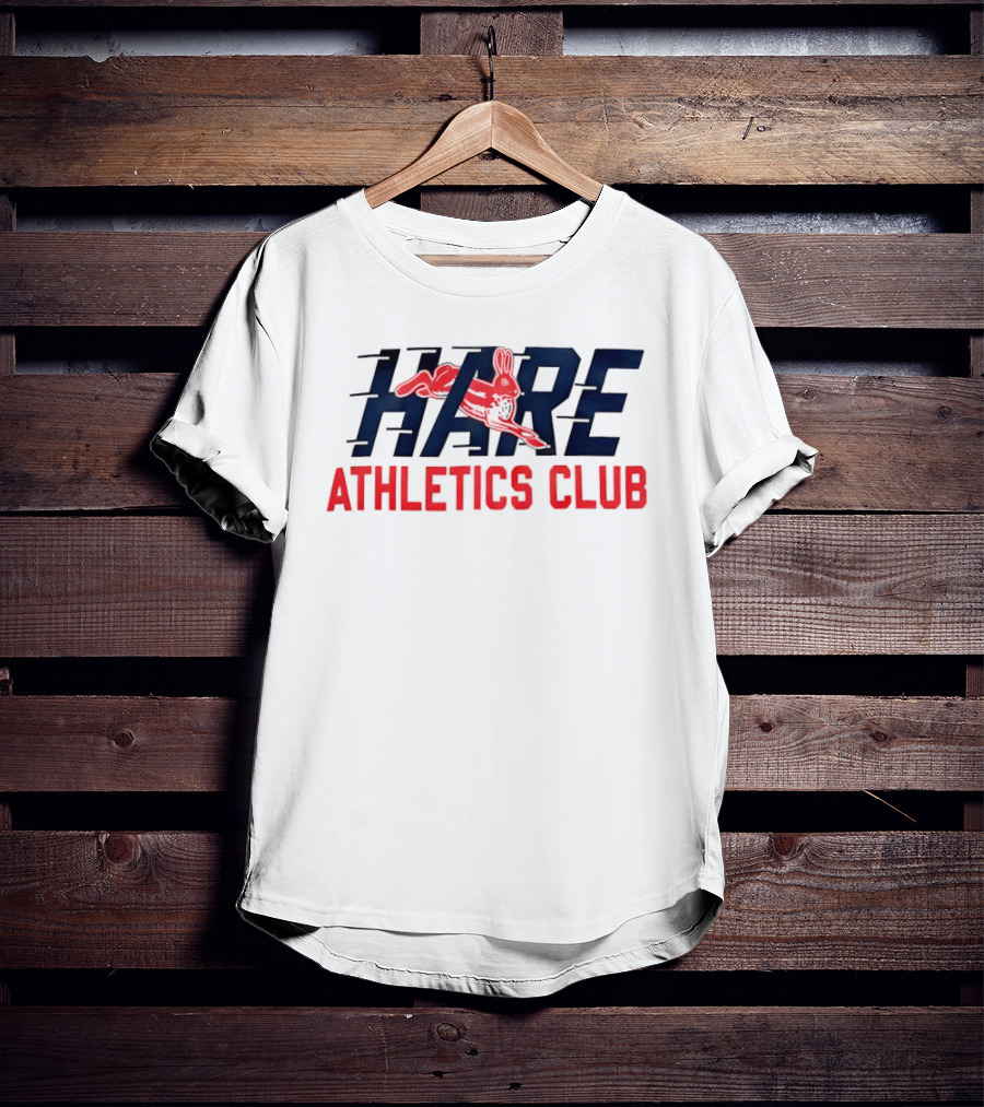 Hare Athletics Club Hare Running Hurdle Speed Training T-Shirt