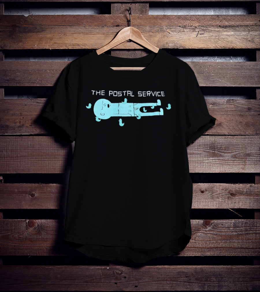 The Postal Service Key Imagery With Blue Bird T-Shirt