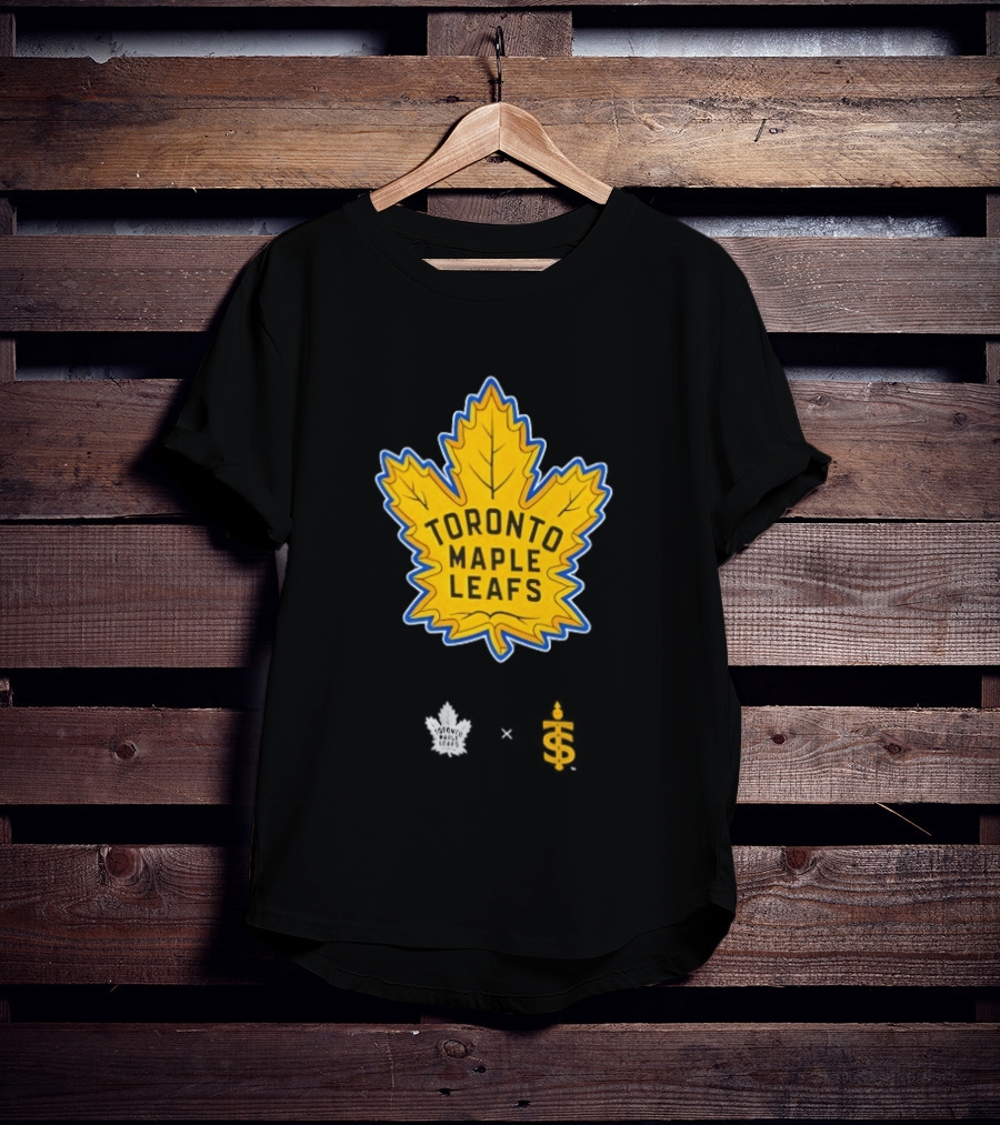 Toronto Maple Leafs Toronto Sceptres Collaboration Yellow Maple Leaf T-Shirt