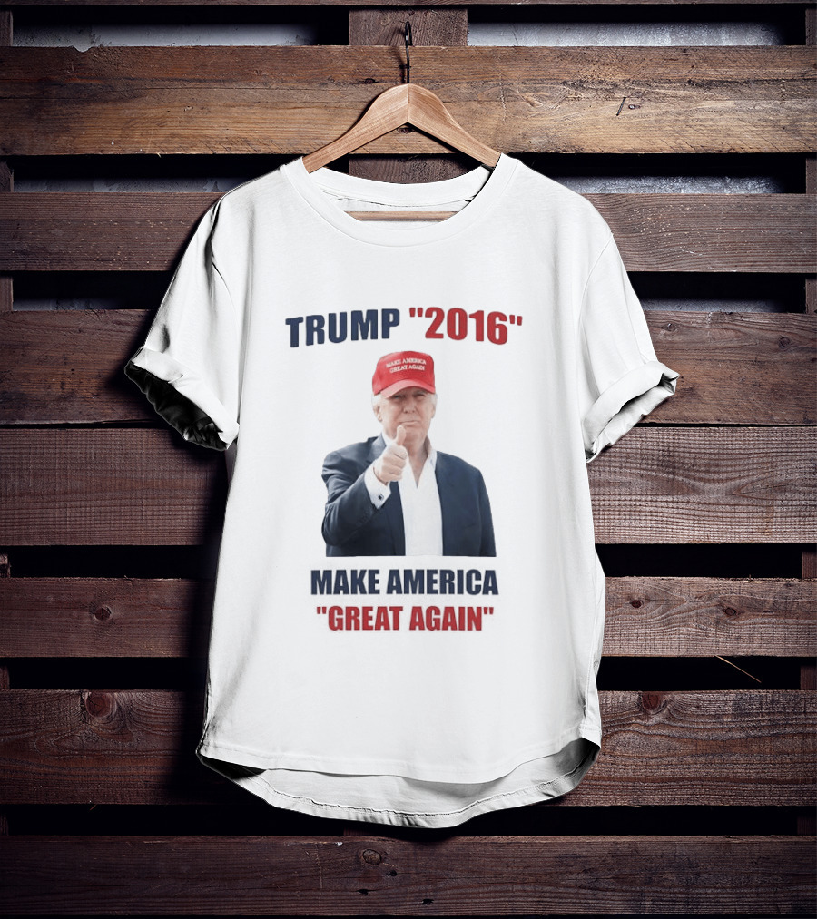 Trump 2016 Make America Great Again Hat Thumbs Up T-Shirt