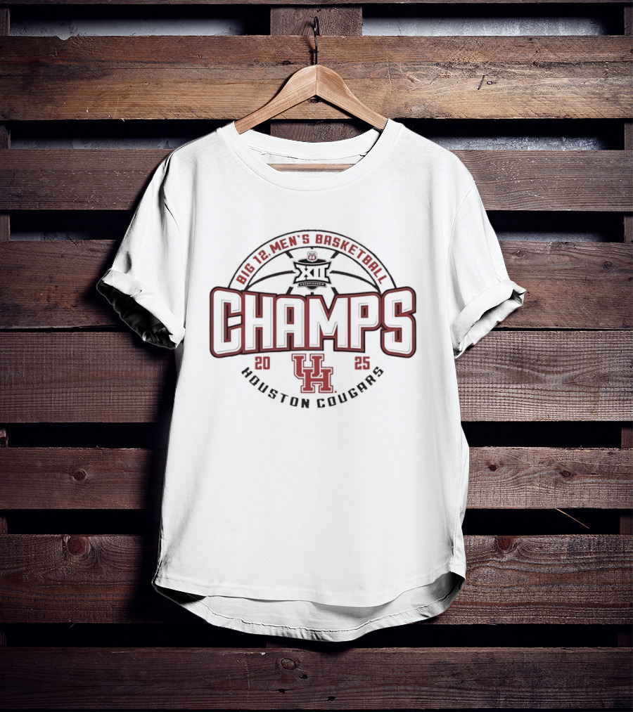 Big 12 Men's Basketball Champs 2023 Houston Cougars T-Shirt