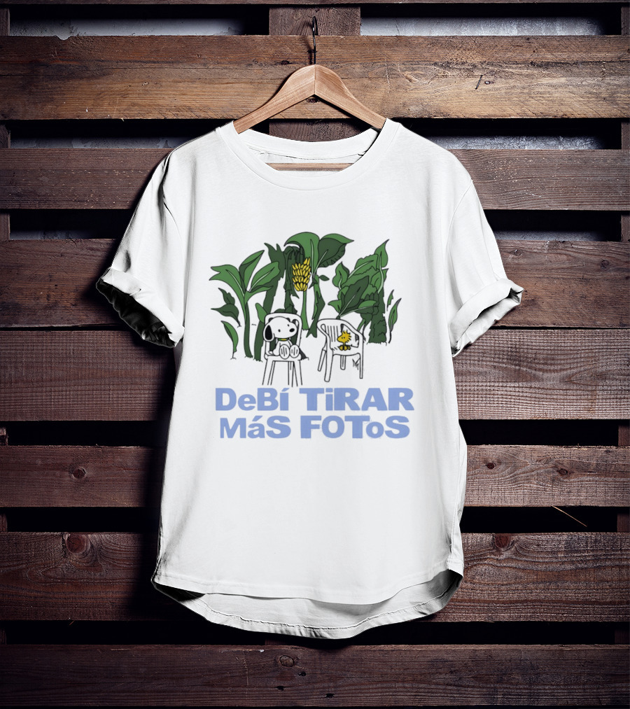 Peanuts Characters Snoopy Woodstock Debí Tirar Más Fotos Banana Plantation T-Shirt