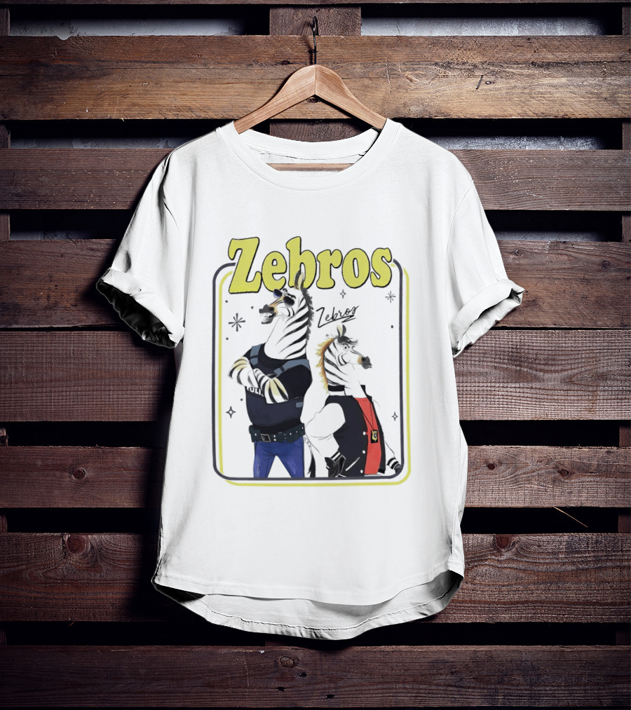 Zebros Zebras Disneyland Family Vacation 2026 T-Shirt