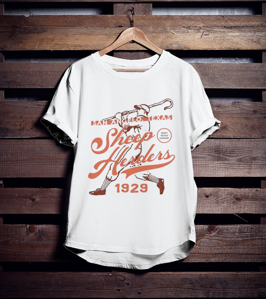 San Angelo Sheep Herders 1929 Texas T-Shirt