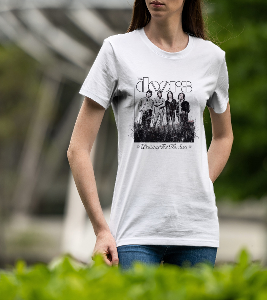 The Doors Waiting For The Sun Album Cover T-Shirt