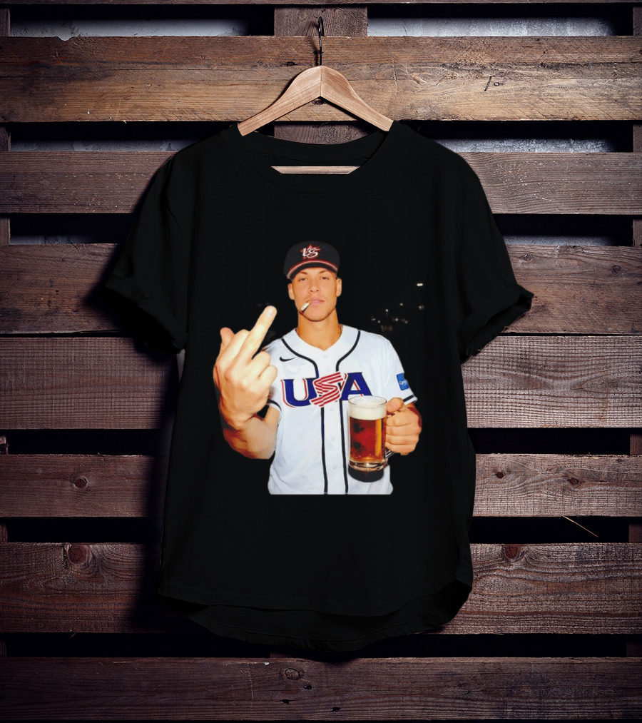 USA Basketball Team After Hours Middle Finger Aaron Judge T-Shirt