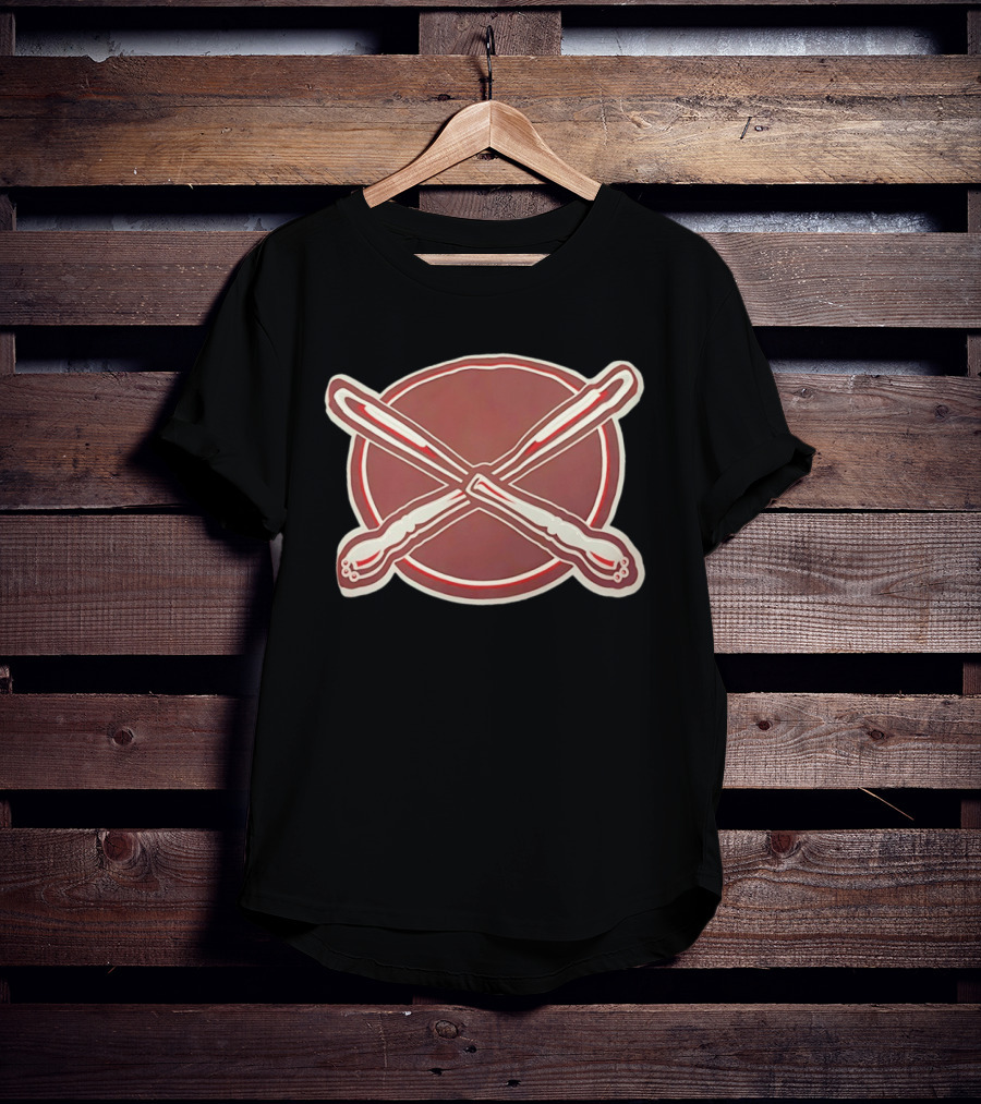 Baseball Crossed Bats Buffalo Sabres T-Shirt