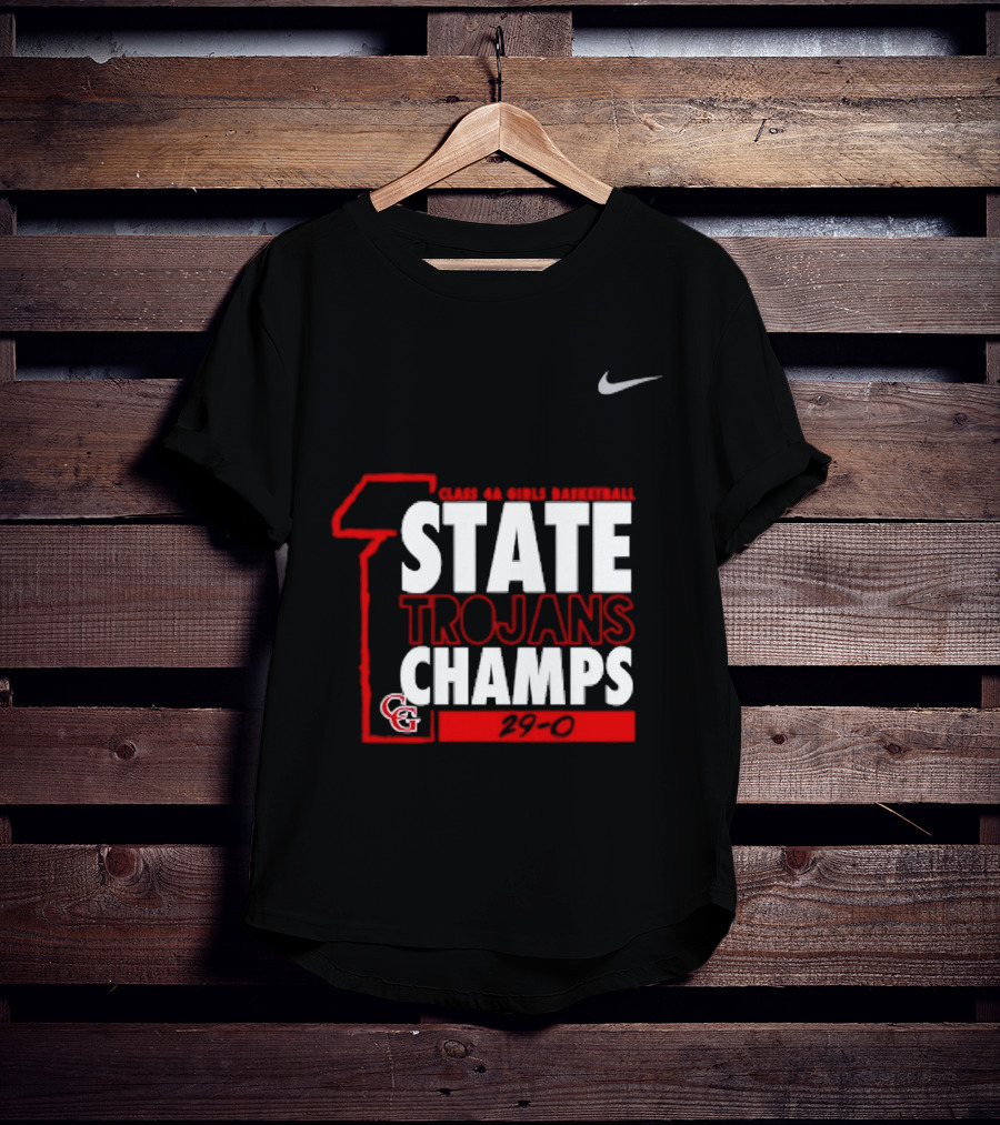 Center Grove Trojans Girls Basketball Class 4A State Champs 29 0 Nike T-Shirt