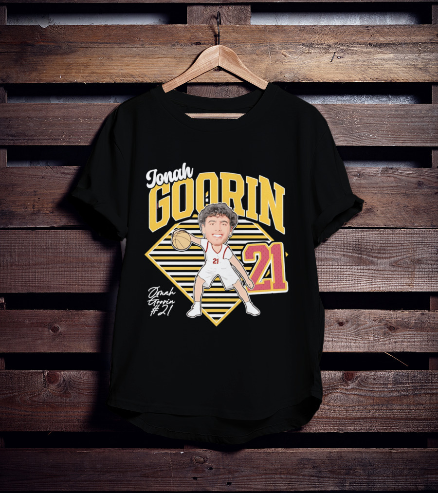 Jonah Goorin Basketball Caricature 21 USC Trojans 2026 T-Shirt