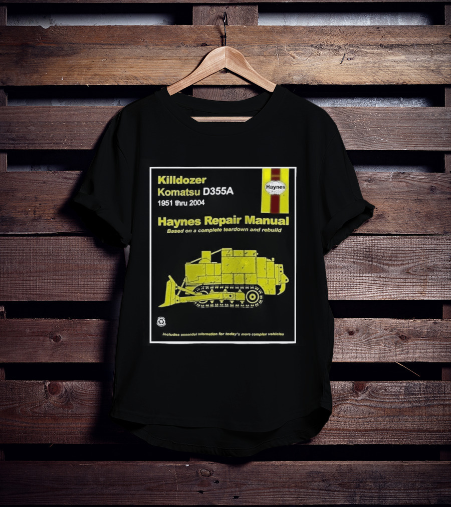 Killdozer Komatsu D355A Haynes Manual 2004 Colorado Rampage Event T-Shirt