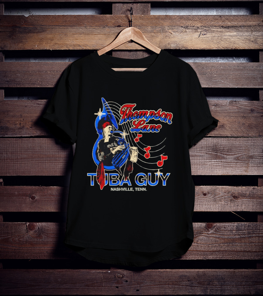 Thompson Lane Tuba Guy Music Sell Nashville Tenn T-Shirt
