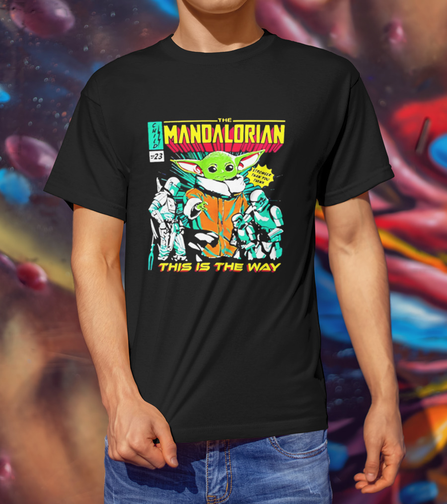 The Mandalorian Baby Yoda This Is The Way Comic Issue 29 T-Shirt