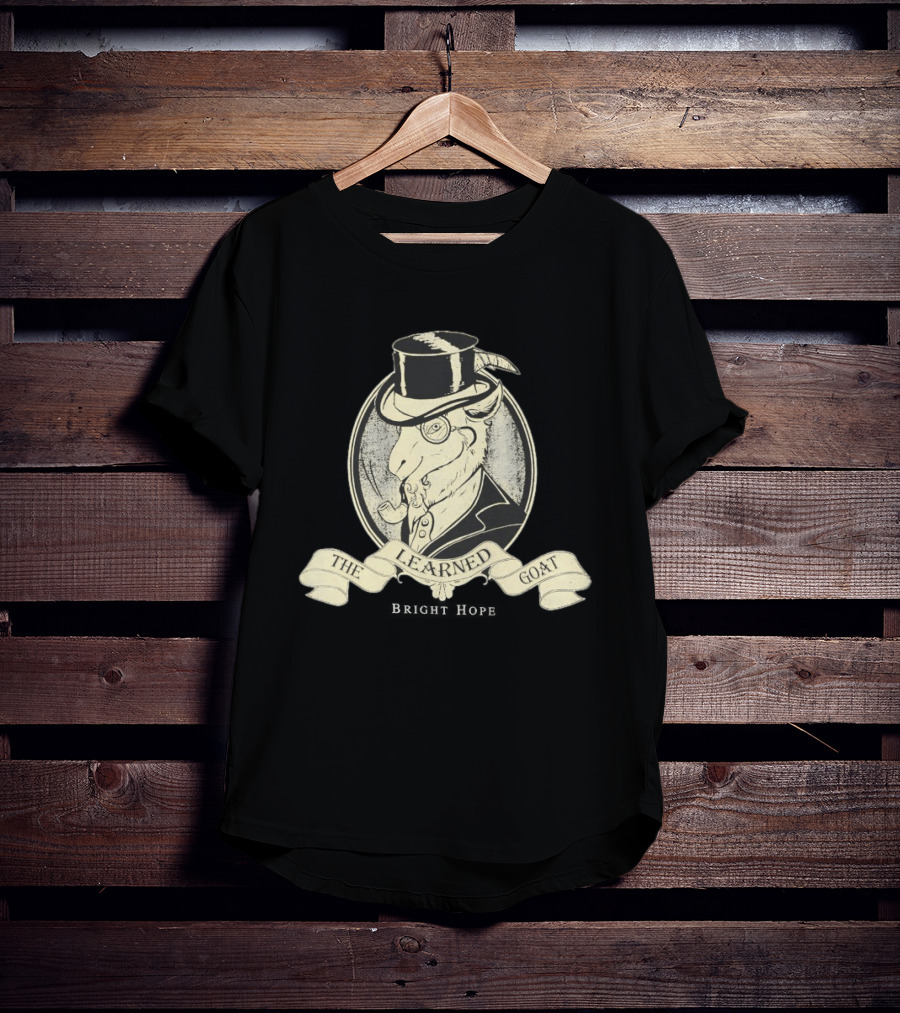 The Learned Goat Top Hat And Monocle T-Shirt
