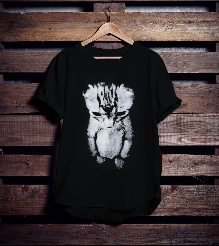 Sad Little Cat Cute Emotional Kitten T-Shirt