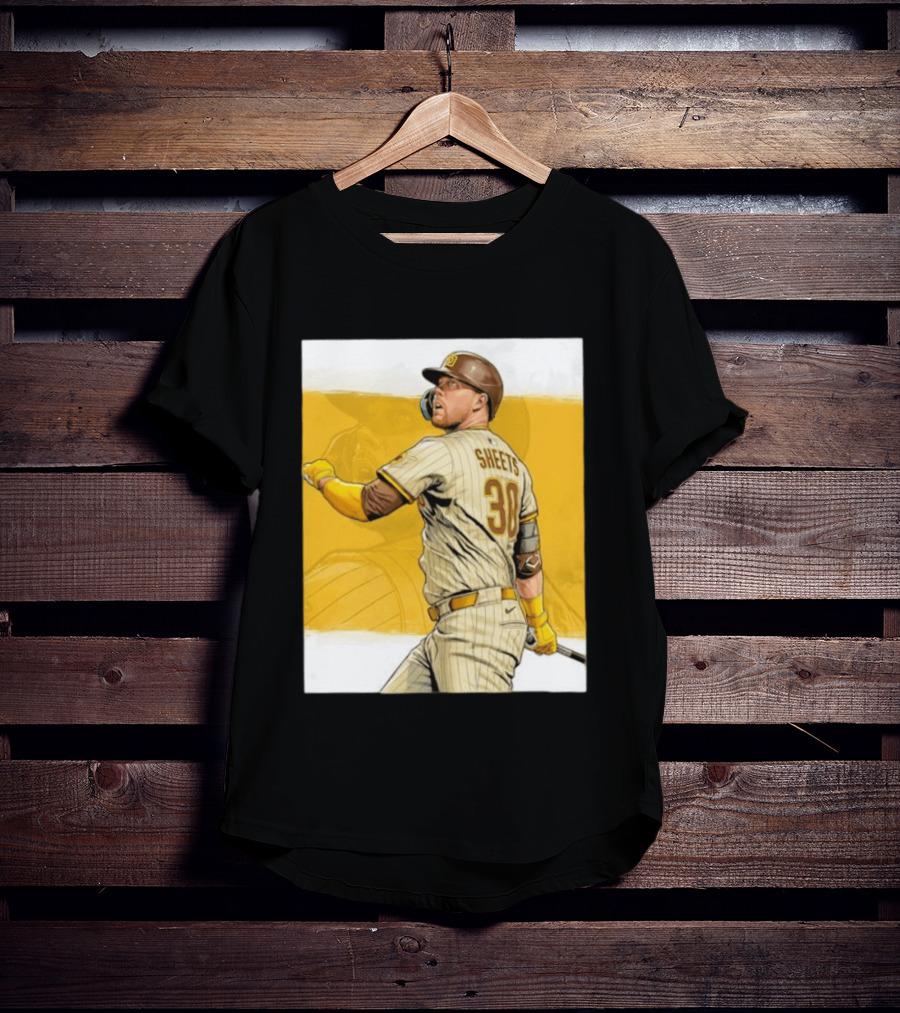 San Diego Padres Sheets 30 Baseball Player Action T-Shirt