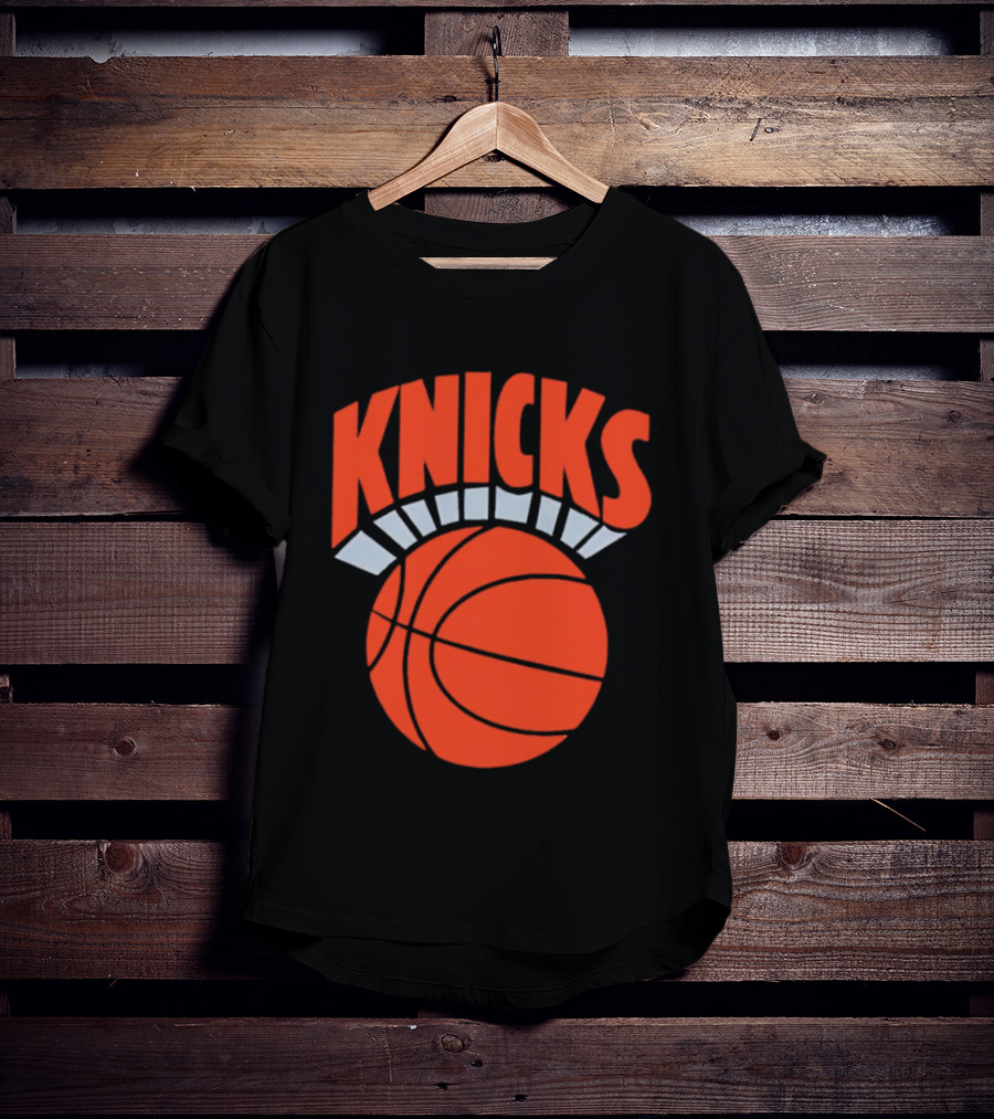 Knicks Basketball Orange Ball Classic Team T-Shirt