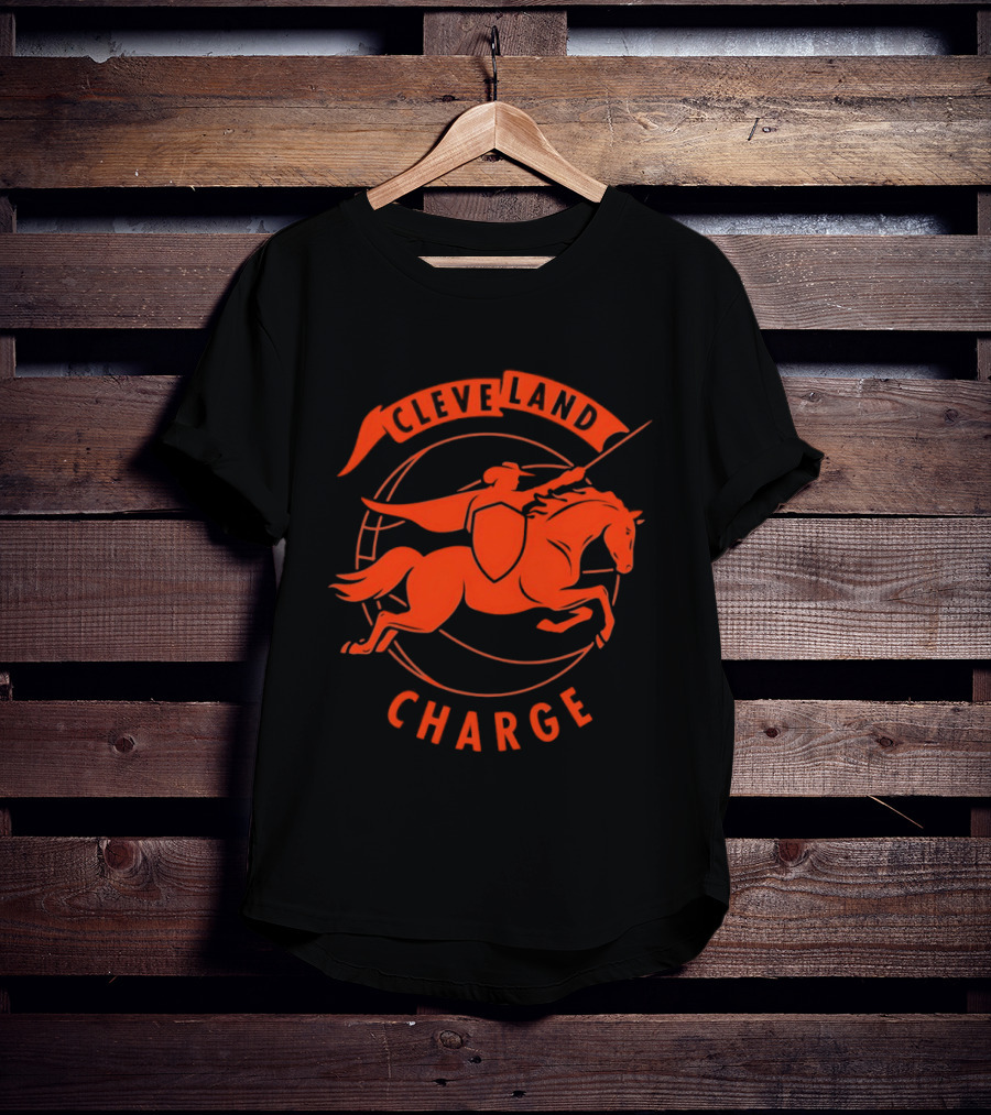 Cleveland Charge Basketball Team Knight Riding Horse T-Shirt
