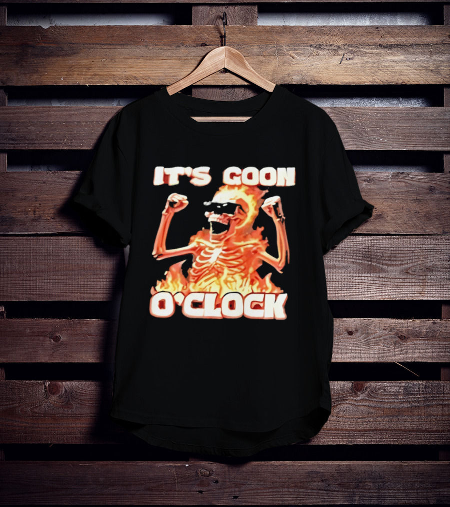 It's Goon O' Flaming Skeleton Fist Pump T-Shirt