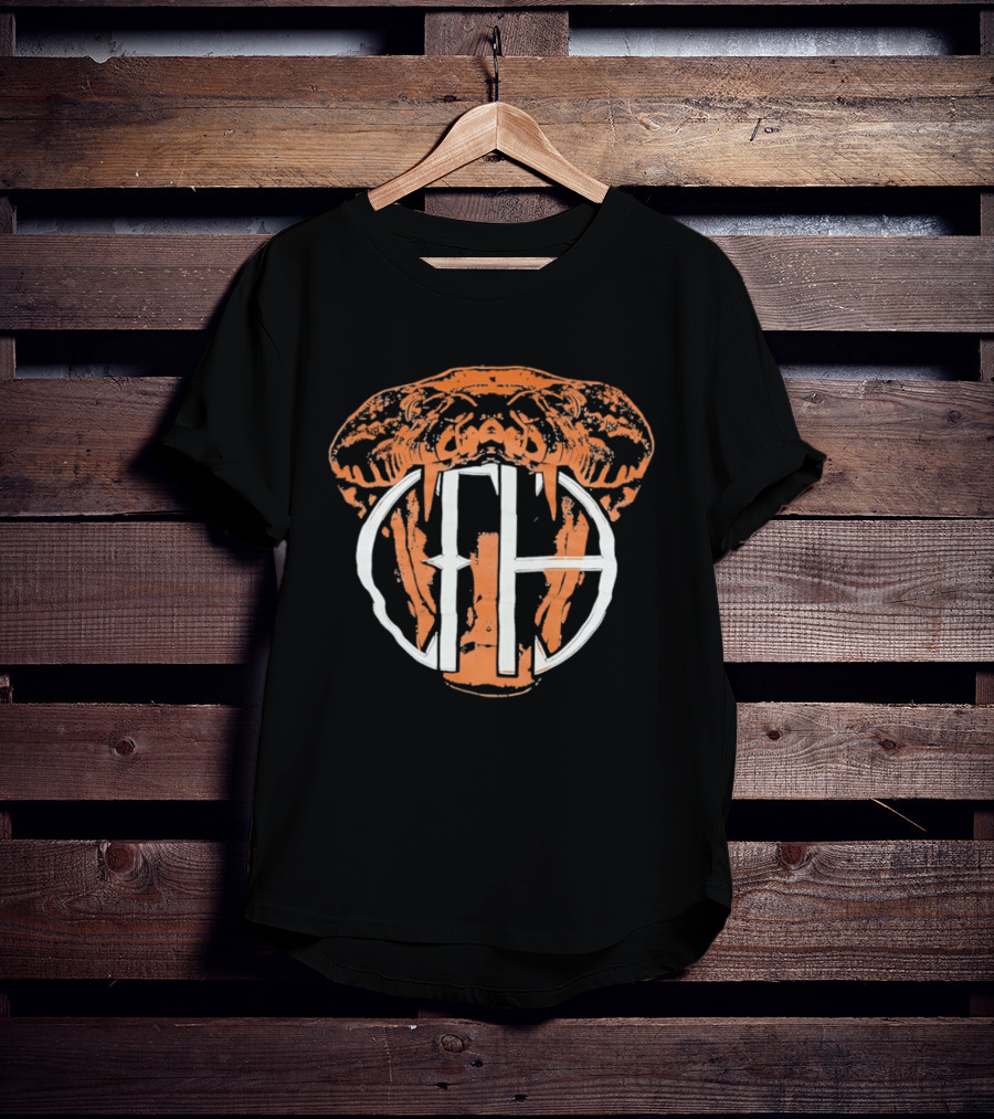 Pantera Orange Snake Fangs White Heavy Metal Music T-Shirt