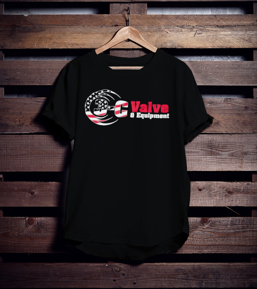 3 C Valve & Equipment American Flag Vintage Patriotic Stars And Stripes T-Shirt