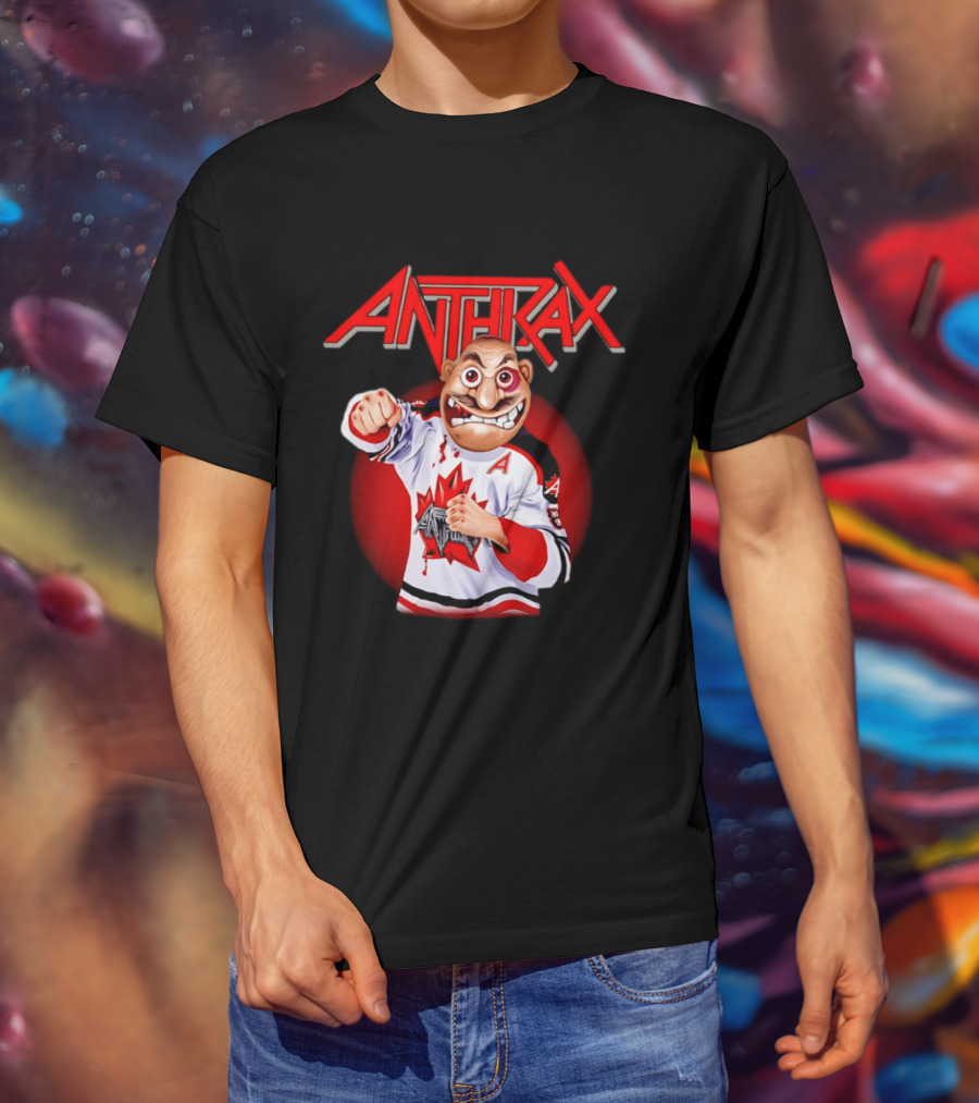 Anthrax Hockey Jersey With Mad T-Shirt